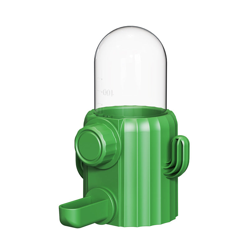 Heyoo仙人掌形鹦鹉金丝雀鸟类撞针喂水器