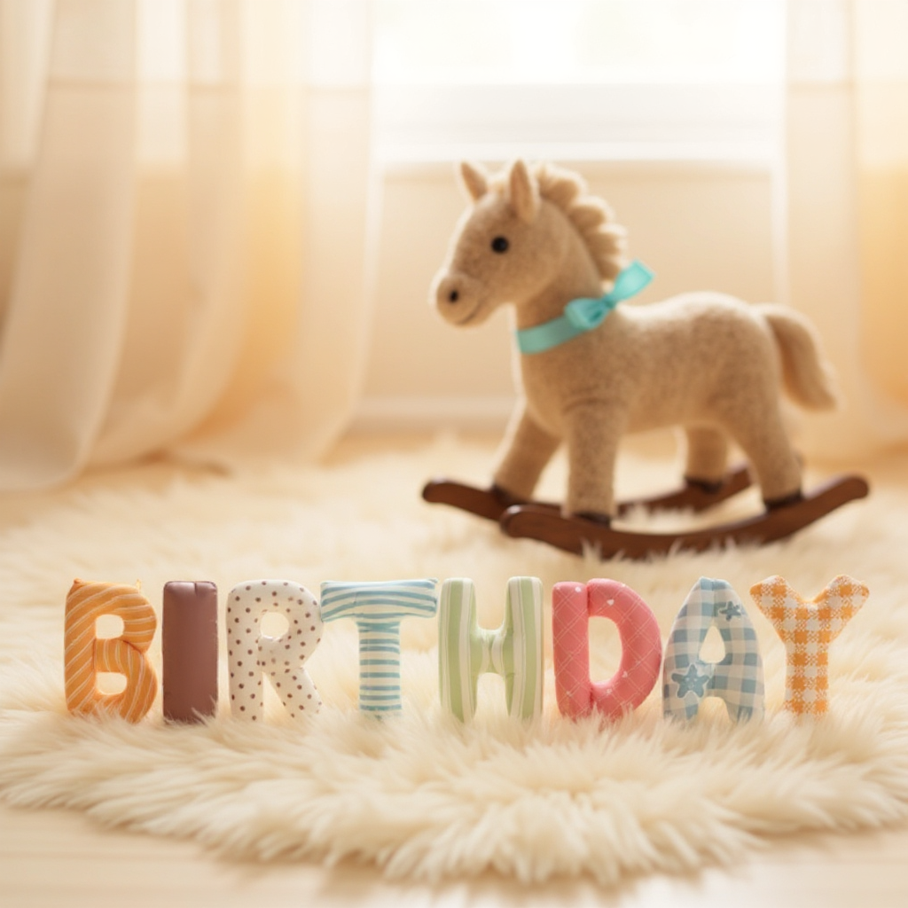 生日快乐派对气球|英文字母生日装饰场景布置