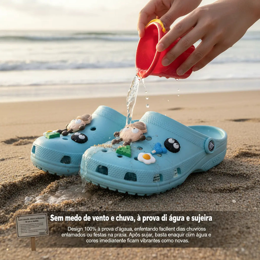 Pins para Clog e Crocs - Charms Decorativos DIY para Calcados - Personalizacao Criativa