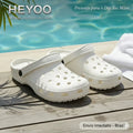 Sandalia Nuvem Feminina HEYOO Rasteira Conforto Antiestresse - Chinelo Slide De EVA Leve Macio Do 33 Ao 40