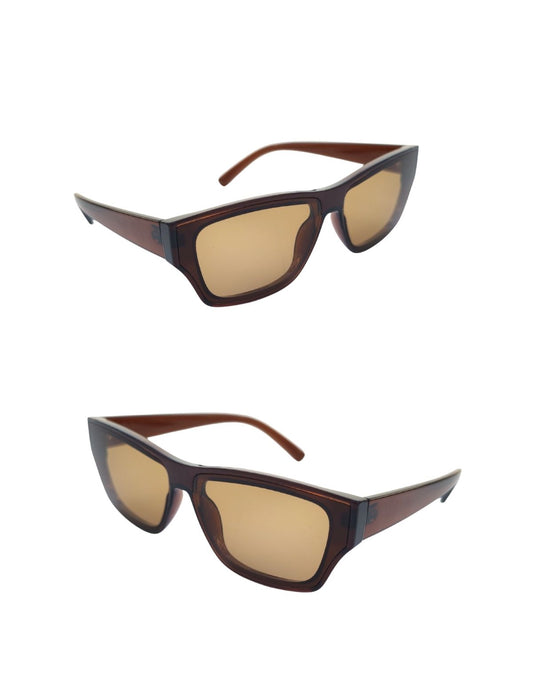 Heyoo超轻弧线设计方框太阳镜