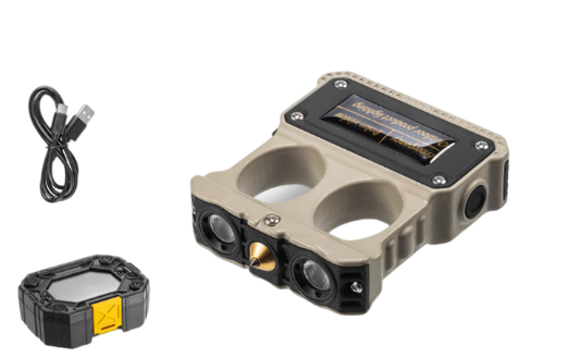 Heyoo指虎型二指含LED电源应急灯10W（ABS+PC+锌合金）