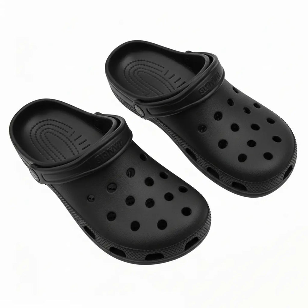 Chinelo Clog Masculino Grande HEYOO Do 40 Ao 45 - Sapato De EVA Com Furos Liso Casual - Pronta Entrega