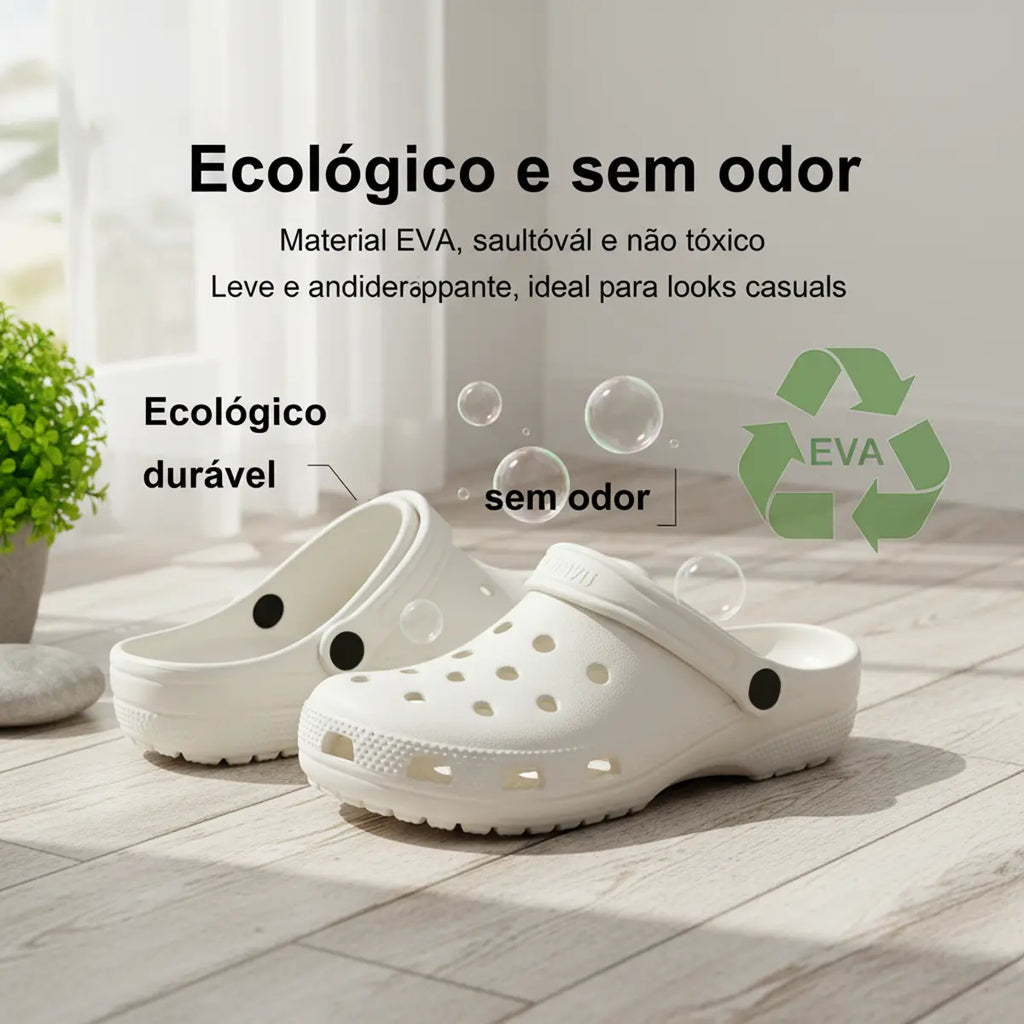 Sandalia Nuvem Feminina HEYOO Rasteira Conforto Antiestresse - Chinelo Slide De EVA Leve Macio Do 33 Ao 40